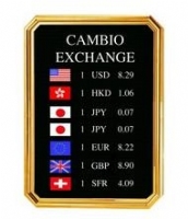 Exchange rate board P-26